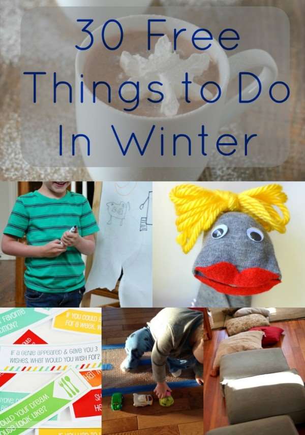 30 Free Things to Do with Kids Indoors in Winter